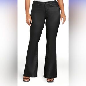 NWT Black Faux Leather Pants. Size 12. SOFIA by Sophia Vergara